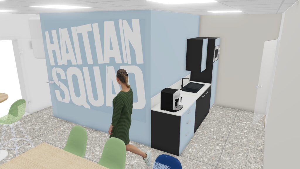 Aménagement locaux pro Ain : SAS Haitian France 3D